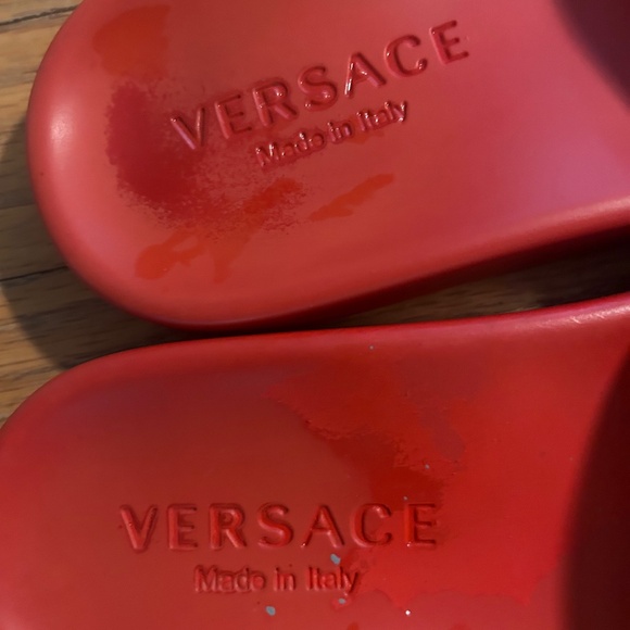 Versace red slides - Picture 4 of 5
